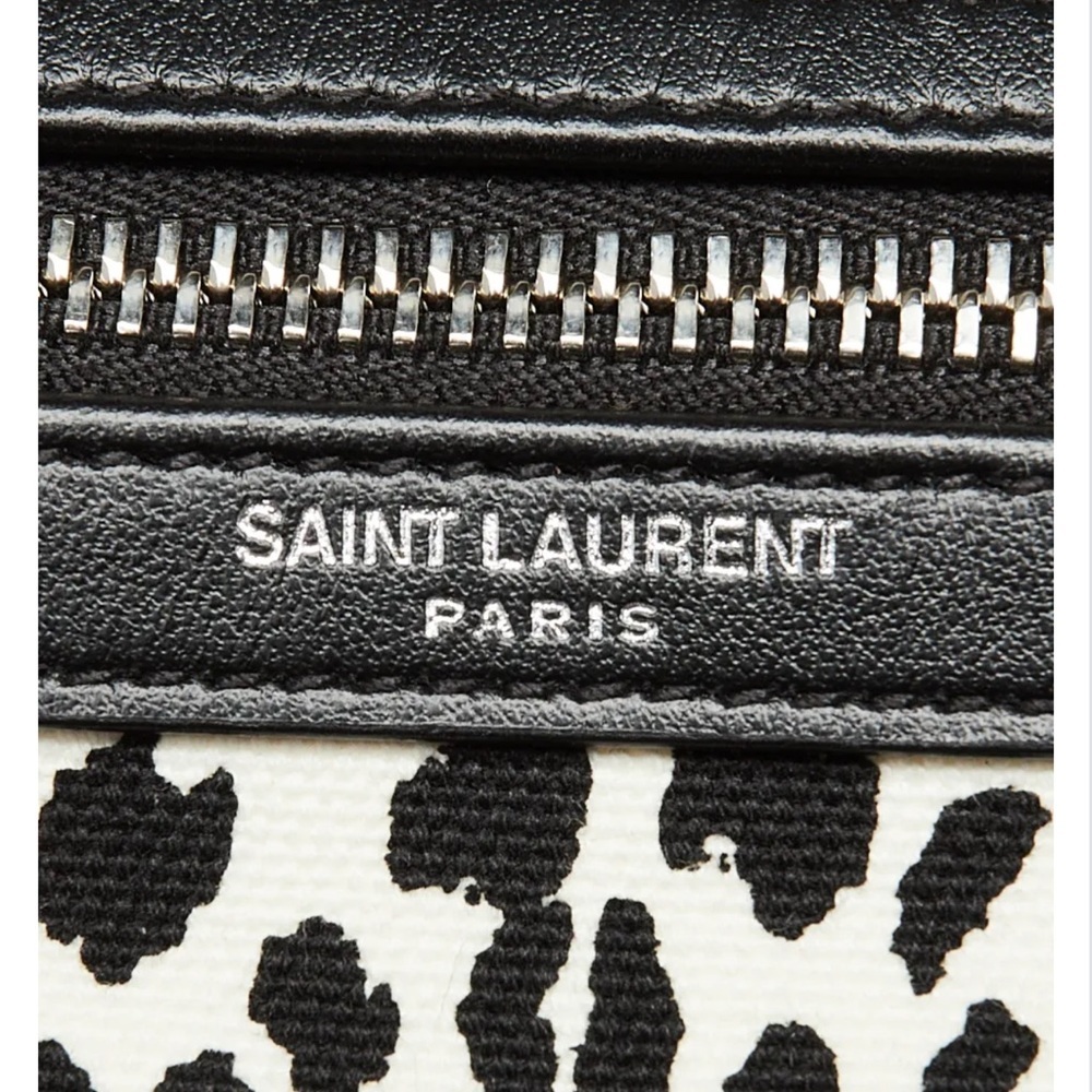 SAINT LAURENT YSL SID TIGER MESSENGER SHOULDER BAG SATCHEL AUTHENTIC - Picture 7 of 11